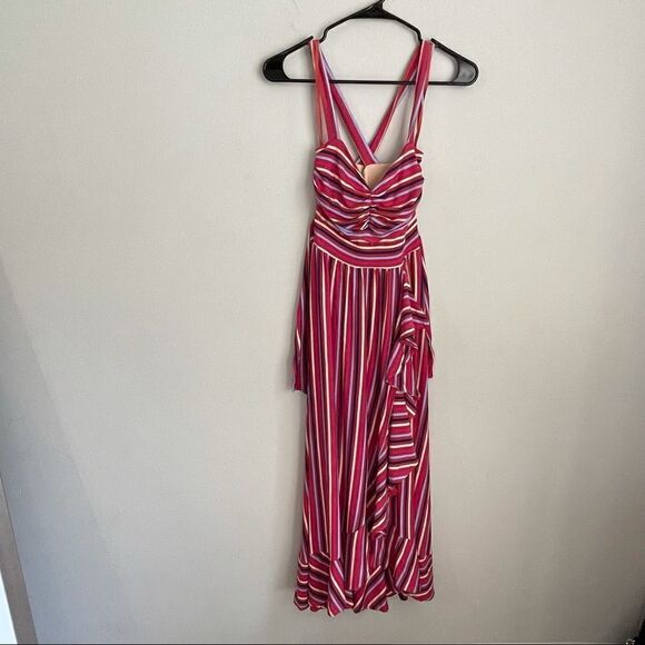 Revolve Anthropologie Maeve Gabriela Ruffled Maxi Dress - Picture 4 of 13